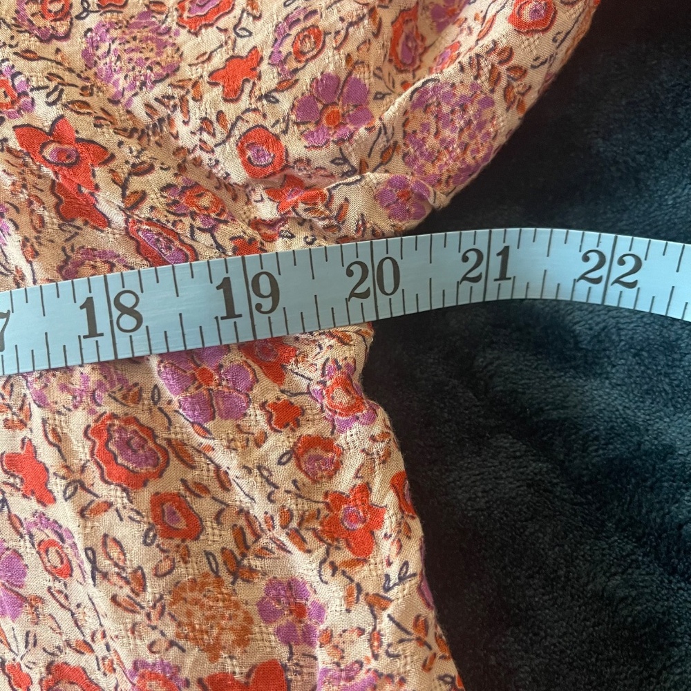 Knox Rose Floral Blouse - Red and Purple - Picture 4 of 5